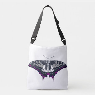 Asexuell Flagga Swallowtail Butterfly Axelväska
