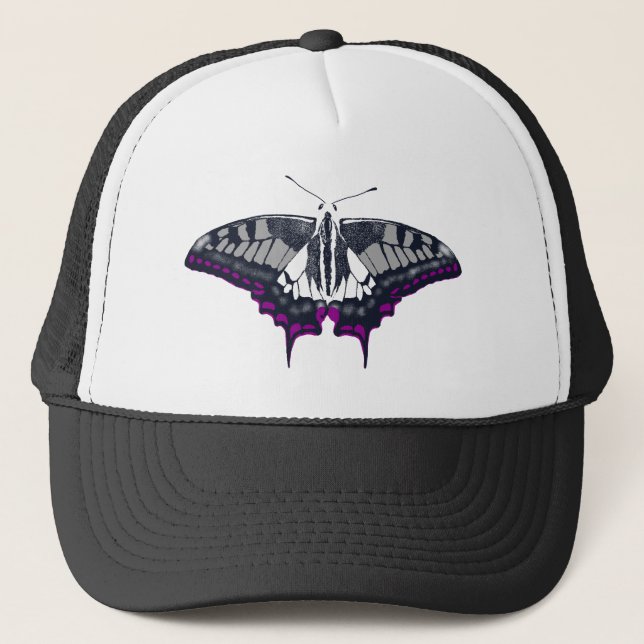 Asexuell Flagga Swallowtail Butterfly Keps (Framsida)