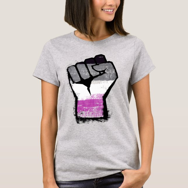 Asexuell nävens stolthet T-shirt (Framsida)