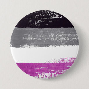 Asexuell Pride-färg Knapp