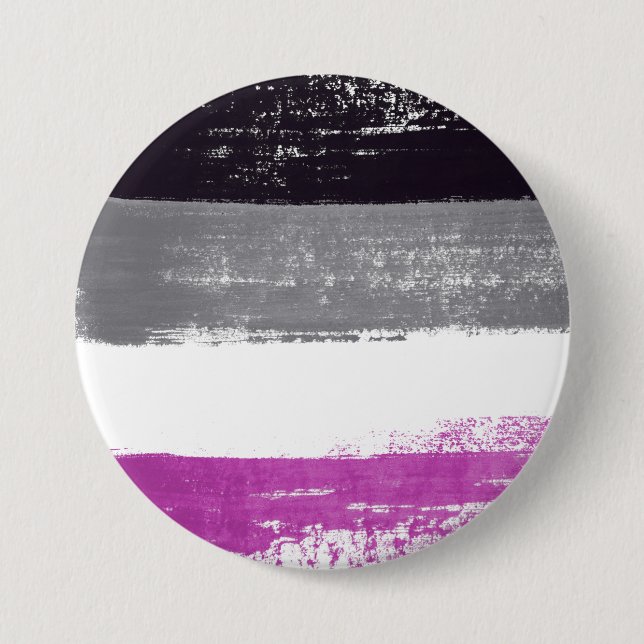 Asexuell Pride-färg Knapp (Framsida)
