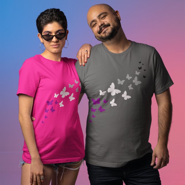 Asexuell Pride Fjärilsstig T Shirt (Skapare uppladdad)