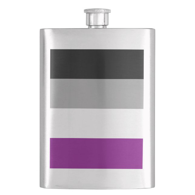 Asexuell Pride Flagga LGBTQ Fickplunta (Framsidan)