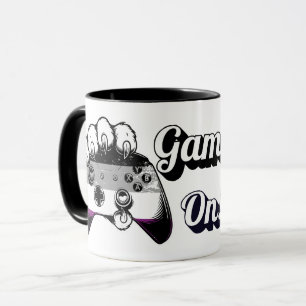 Asexuell Pride Game On Tiger Paw Controller Mugg 2