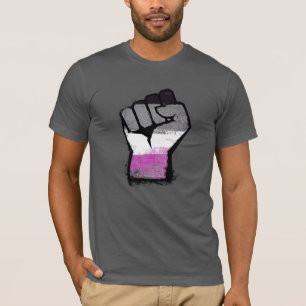 Asexuell Pride Näve T Shirt