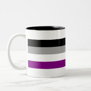 Asexuell Pride Två-Tonad Mugg