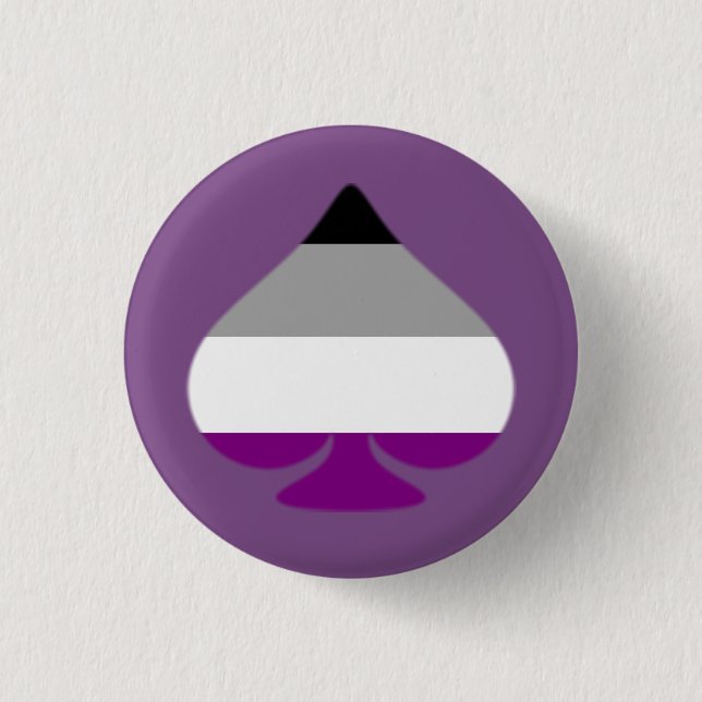Asexuell Spader Ess Knapp (Framsida)