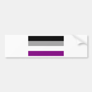 Asexuell stolthehetsflagga bildekal