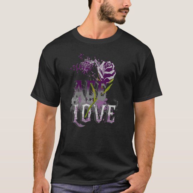 Asexuell stolthet t shirt (Framsida)
