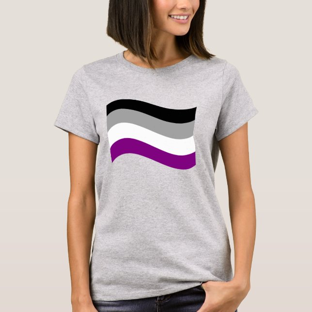 Asexuell stolthet t shirt (Framsida)