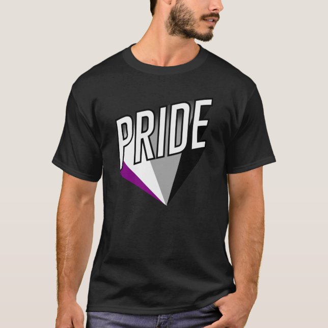 Asexuell stolthet t shirt (Framsida)