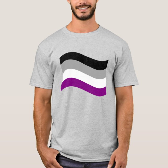 Asexuell stolthet t shirt (Framsida)