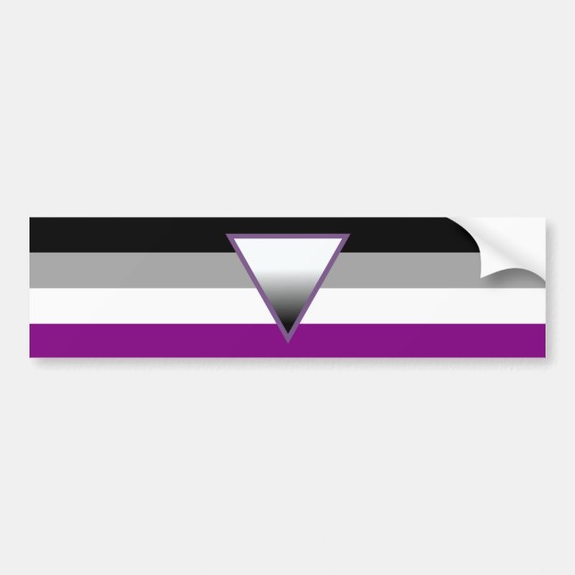 Asexuell stolthet T-shirt dekal (Framsidan)