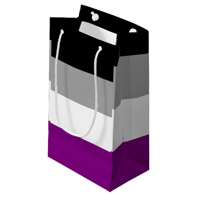 Asexuell stolthetsflagga (Framsidan Vinklad)