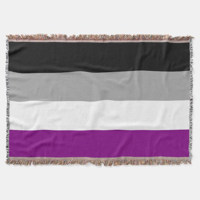 Asexuell stolthetsflagga filt (Framsidan)