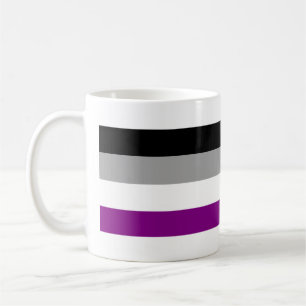 Asexuell stolthetsflagga kaffemugg