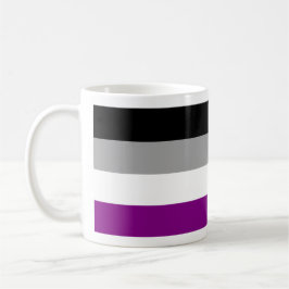Asexuell stolthetsflagga kaffemugg