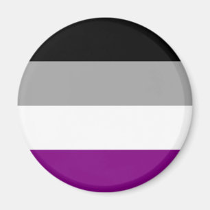 Asexuell stolthetsflagga magnet