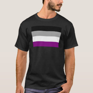 Asexuell stolthetsflagga t shirt