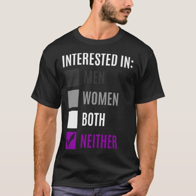 Asexuell T Shirt (Framsida)