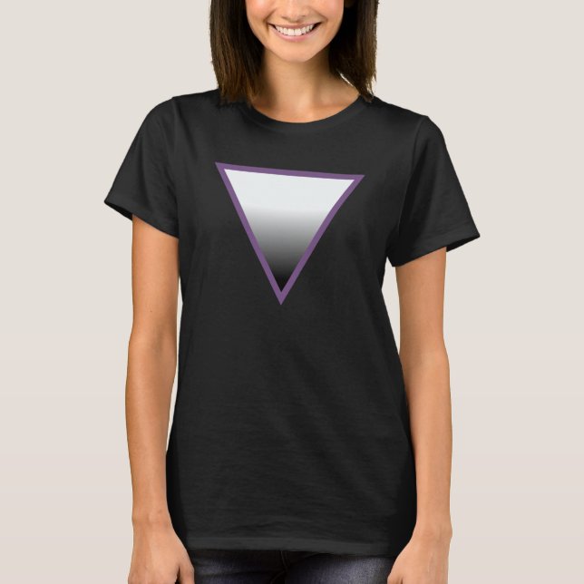 Asexuell Triangelprydnads T-Shirt (Framsida)