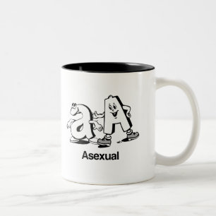 Asexuell Två-Tonad Mugg