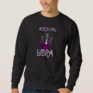 ASexuellt Libra Zodiac-signat Birthday Horoscope C Lång Ärmad Tröja