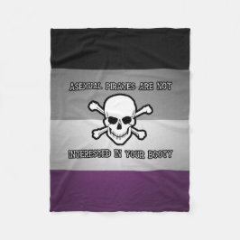 Asexuellt Pirater är INTE intresserat av din Booty Fleecefilt