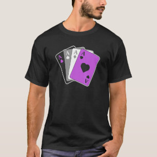 Asexuellt Pride Ace-uppspelningskort Lgbtq Pride S T Shirt
