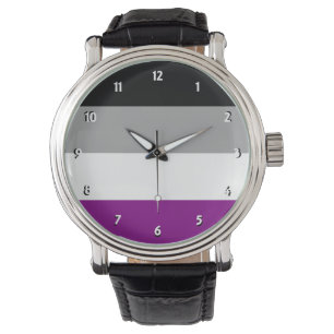 Asexuellt Pride Armbandsur