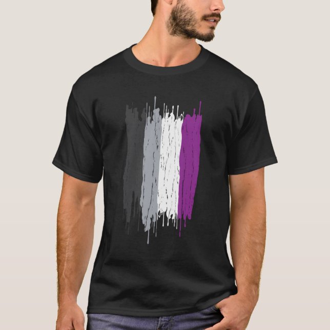 Asexuellt Pride Art Lgbt Lgbtqia Humans Respect Pr T Shirt (Framsida)