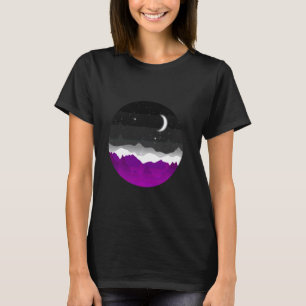Asexuellt Pride Flagga Ace Demisexual Greysexual I T Shirt