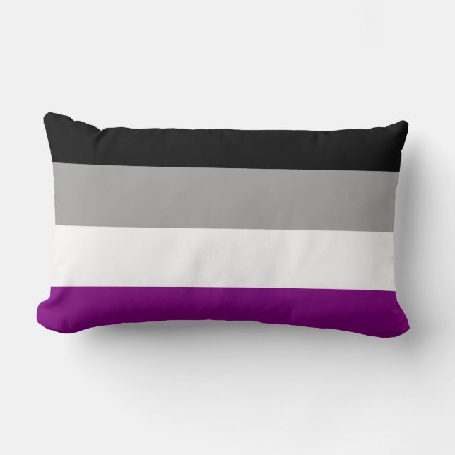 Asexuellt Pride Flagga (Ace) (sexualitet) Lumbarkudde (Framsida)