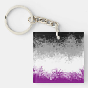 Asexuellt Pride Flagga HGBTQIA Icke sexuell Abstra
