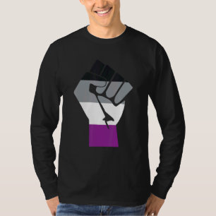 Asexuellt Pride Flagga Jämställdhet mellan kvinnor T Shirt