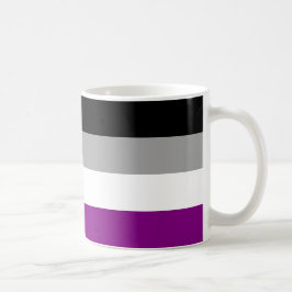Asexuellt Pride Flagga Kaffemugg