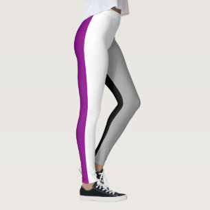 Asexuellt Pride Flagga Leggings
