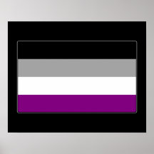 Asexuellt Pride Flagga
