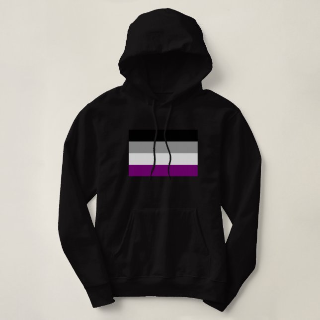 Asexuellt Pride Flagga T Shirt (Design framsida)