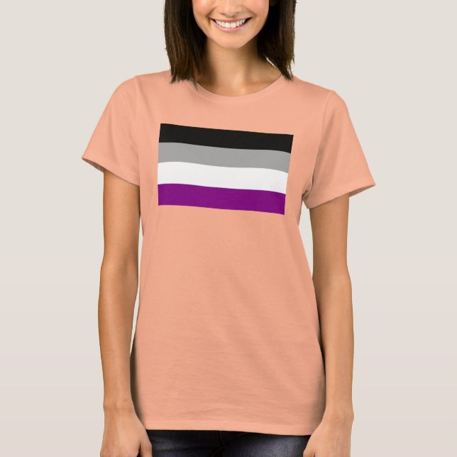 Asexuellt Pride Flagga Tröja (Framsida)