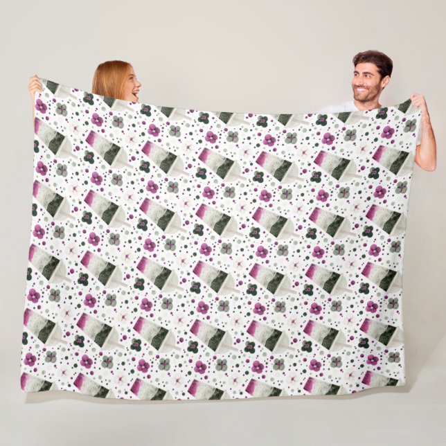 Asexuellt Pride Fleece Blanket (På plats)
