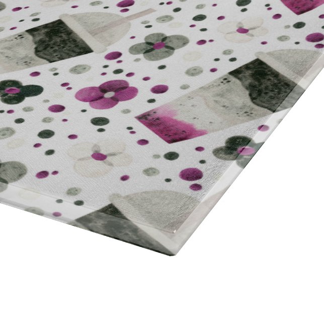 Asexuellt Pride Glasskärning (Hörn)