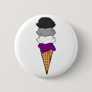 Asexuellt Pride Ice Cream Knapp