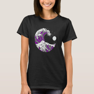 Asexuellt Pride japansk Wave Lgbtq Ace Flagga lgbt T Shirt
