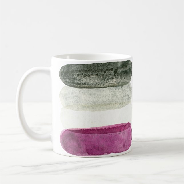 Asexuellt pride kaffemugg (Vänster)