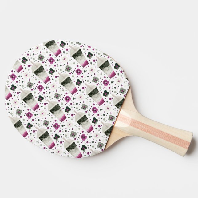 Asexuellt Pride Ping Pong Paddles Pingisracket (Sidan)