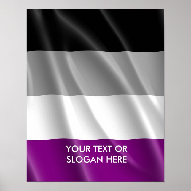 ASEXUELLT PRIDE POSTER (Framsidan)