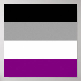 Asexuellt Pride Poster