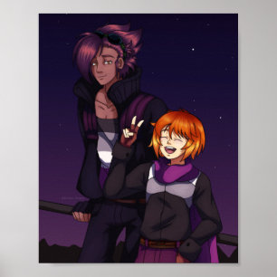 Asexuellt Pride Poster