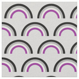 Asexuellt Pride Rainbow Tyg